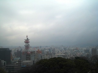 和歌山城からの眺望