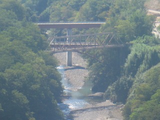 吾妻川の旧橋脚