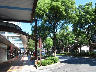 大垣駅前への通り