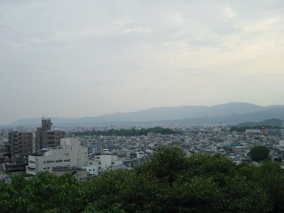 船岡山・北野方向