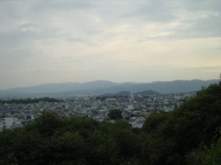 船岡山・雙ヶ岡方向