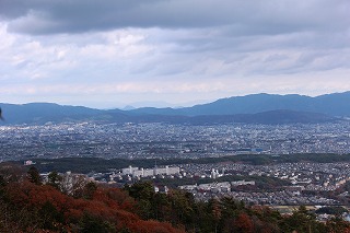 京都市街地眺望