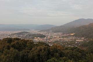 京都盆地俯瞰