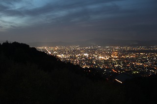 京都盆地夜景
