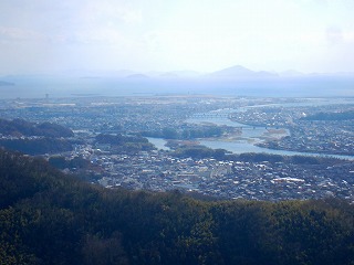 岩国城からの風景