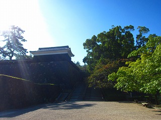 松江城・三の門跡付近