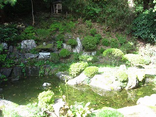 大寶寺の庭園