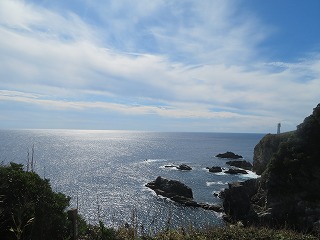 足摺岬と太平洋の風景