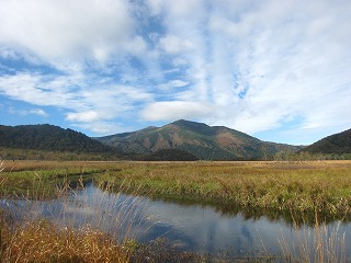下ノ大堀川・至仏山