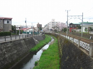 土淵川と弘南鉄道大鰐線