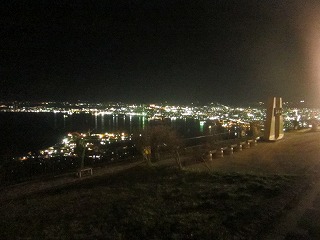 函館山上の風景