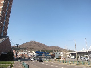 函館山を望む