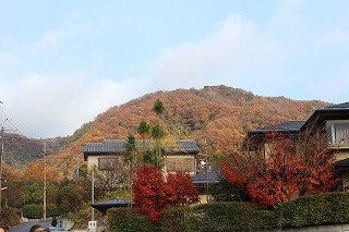 曼殊院道から見た東山