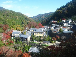三尾の集落景観