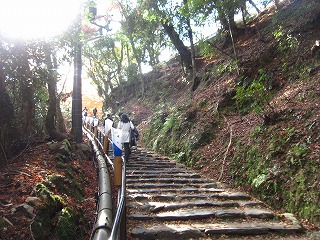 神護寺への石段