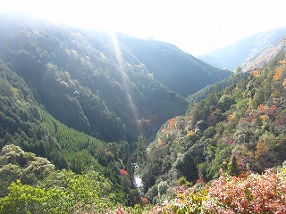清滝川の渓谷