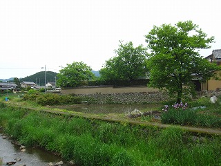 岩倉川沿いの景観