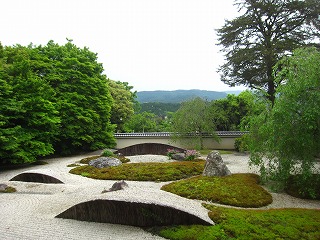 実相院・枯山水庭園