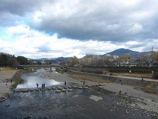 比叡山を望む