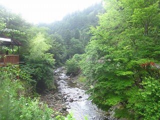 桂川の上流域