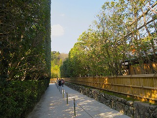 銀閣寺垣の風景