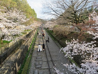 蹴上インクラインの風景