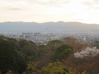 清水寺から京都市街地を望む