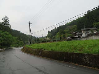 梅田町五丁目の集落景観