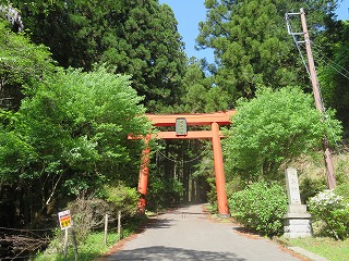 名草厳島神社の鳥居