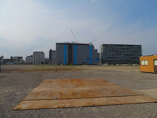 旧農学部の再開発風景