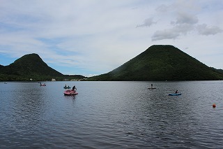 榛名湖と榛名富士