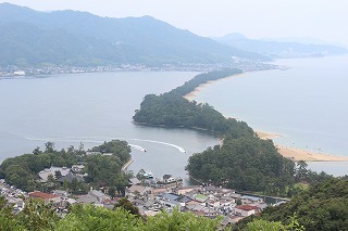 天橋立、飛龍観の風景