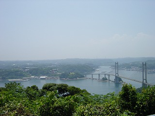 風の見える丘公園から見た呼子遠景
