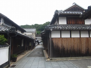 塩飽本島、笠島地区の町並み