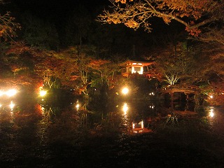 醍醐寺・林泉と弁天堂