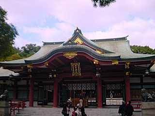 西宮神社、七五三の季節の風景