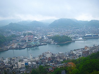 千光寺公園から尾道水道を望む風景