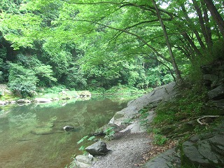 嵐山渓谷・細原の風景