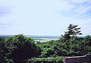 サロベツ原野、名山台展望公園からの風景