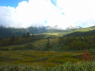 立山・弥陀ヶ原の初秋の風景