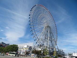 天保山、大観覧車の見える風景