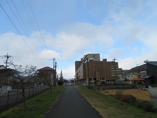 やすらぎの道、廃線跡の風景