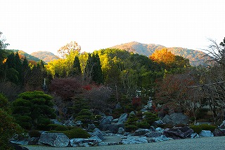 當麻寺奥院・浄土庭園の風景