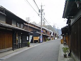岐阜・川原町の町並みの風景